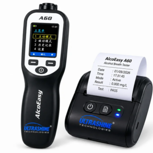 AlcoEasy A60 Alcohol Breath Tester with wireless Printer