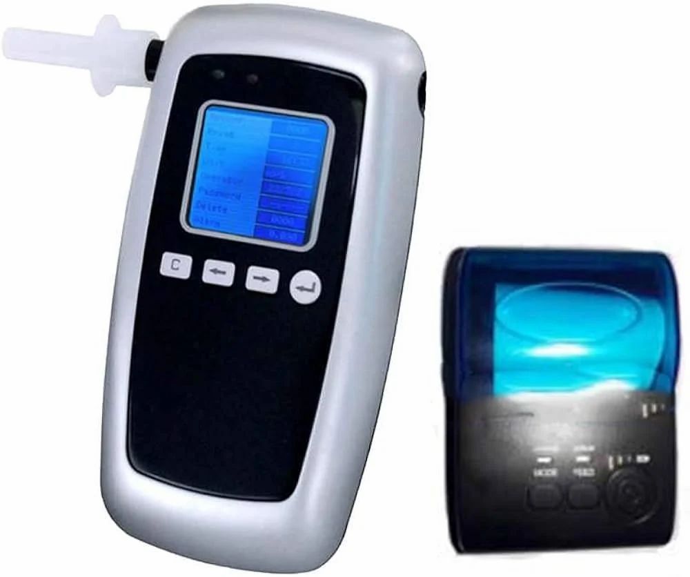 Alcohol Breath Detector With Bluetooth Printer A8100P