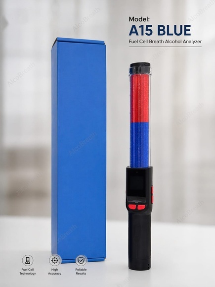 Alcohol Breath Tester A15 Blue