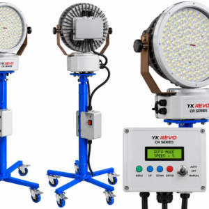 Fully Automatic Revolving Search Lights : YK Revo CR Series - 100w / 150w / 200w (Tower Light)
