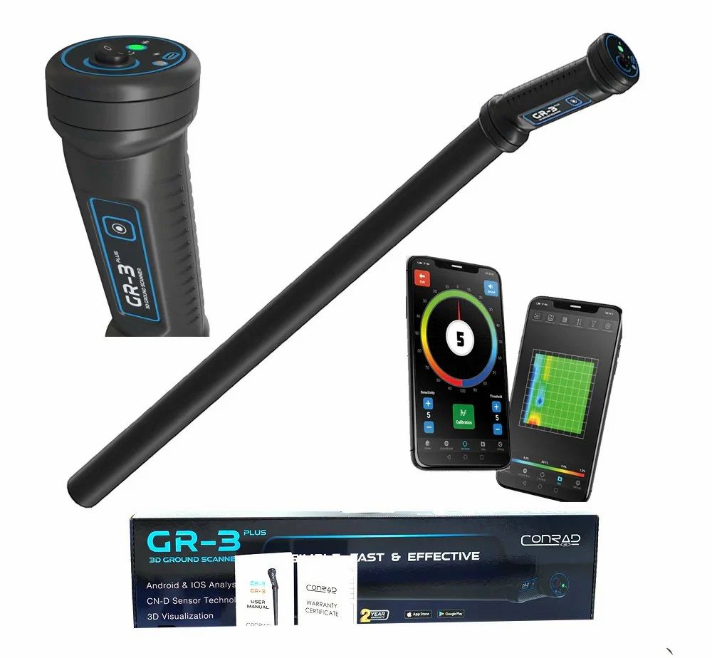 GER Conrad GR-3 Plus Metal Detectors