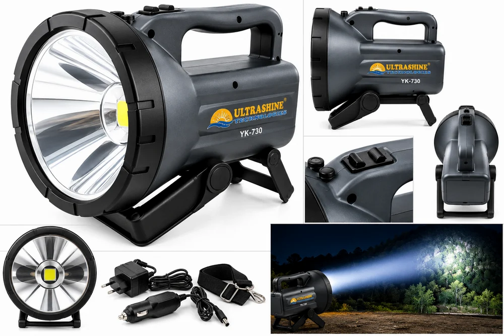 Heavy Duty Long Range LED Search Light YK- 730, 30 Watt