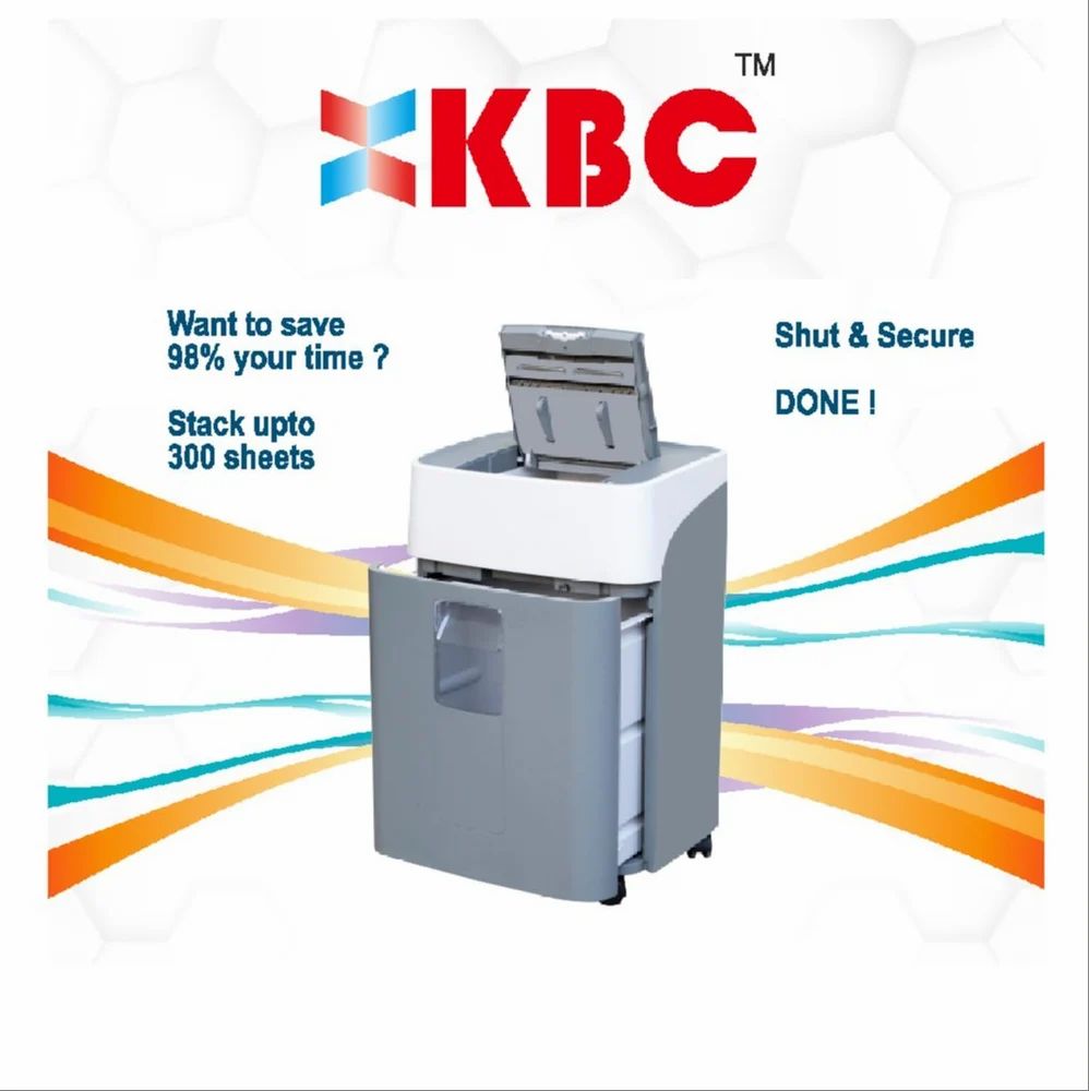 KBC AUTO Feeder Cross Cut Paper Shredder KBC-412