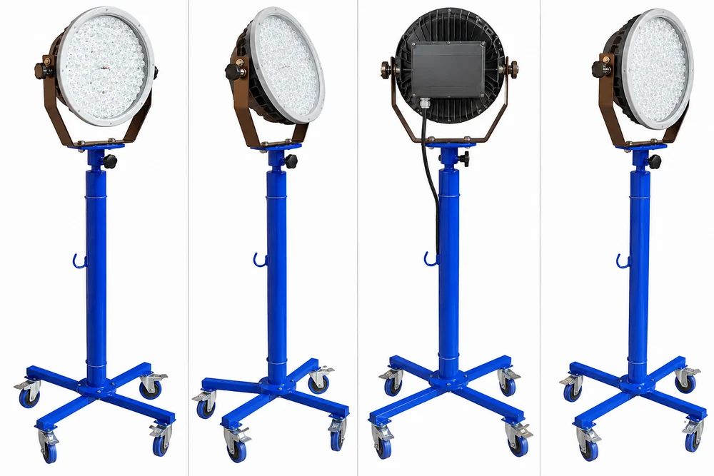 Manual Revolving Led Search Light - Yk Revo TRI Series - 150w / 200w / 250w / 300w (Tower Light)