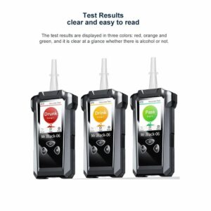 Professional Fuel Cell Alcohol Breath Analyser with wireless Printer MR Black-06