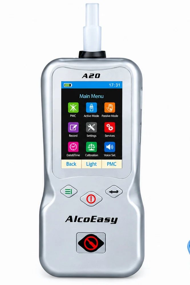 ULTRASHINE Alcohol Breath Analyser Inbuilt Printer AlcoEASY -A20