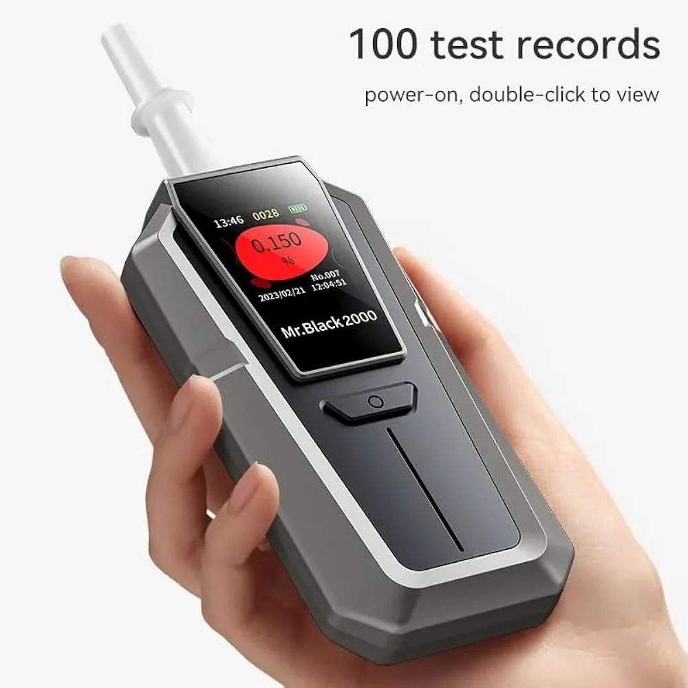 ULTRASHINE Alcohol Breath Analyser Mr.Black 2000