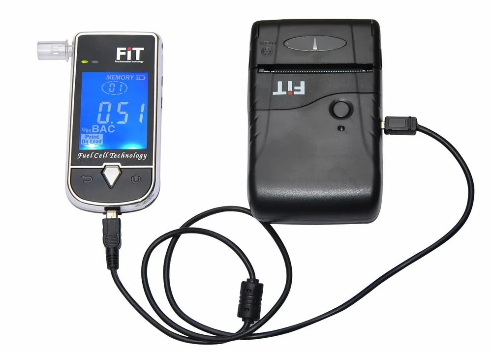 ULTRASHINE Alcohol Breath Analyser with Printer PT200P