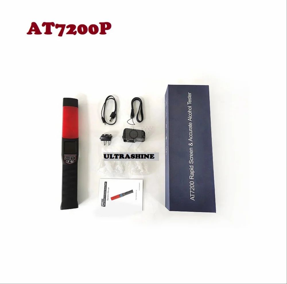 ULTRASHINE Alcohol Breath Tester with Bluetooth Printer AT7200P