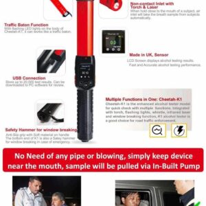 ULTRASHINE Cheetah-K1 Contactless Alcohol Breath Analysers