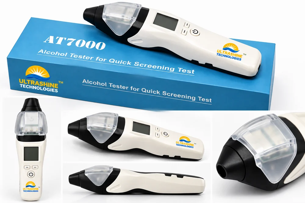 ULTRASHINE Contactless AT-7000 Alcohol Breath Tester Non Contact Breath Analysers