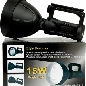ULTRASHINE Handheld LED Searchlight- TS15, 15 WATT