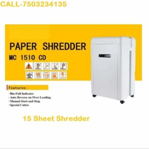 ULTRASHINE Industrial Paper Shredder Machine MC-1510CD