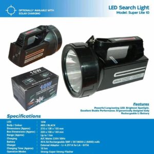 ULTRASHINE Led Search Light 10 Watt, SUPERLITE 10